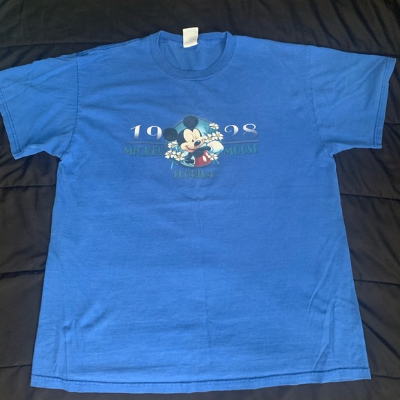 Men Large Vintage Disney Mickey Mouse T shirt - Picture 1 of 5